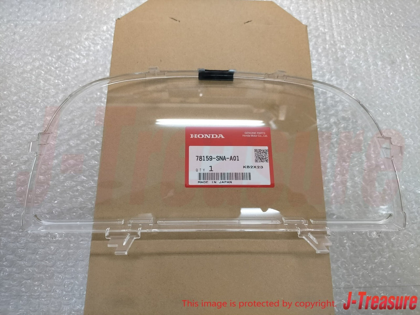 HONDA CIVIC FD1 FD2 TYPE-R Genuine Speedometer Cluster Lens 78159-SNA-A01 OEM