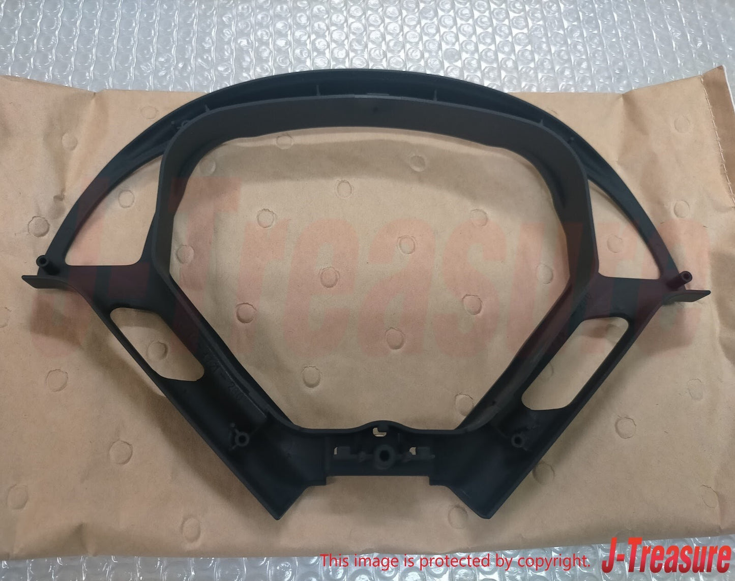 NISSAN G25/35/37 Genuine Steering Center Bezel Black Wheel Trim 48463-JK07A OEM