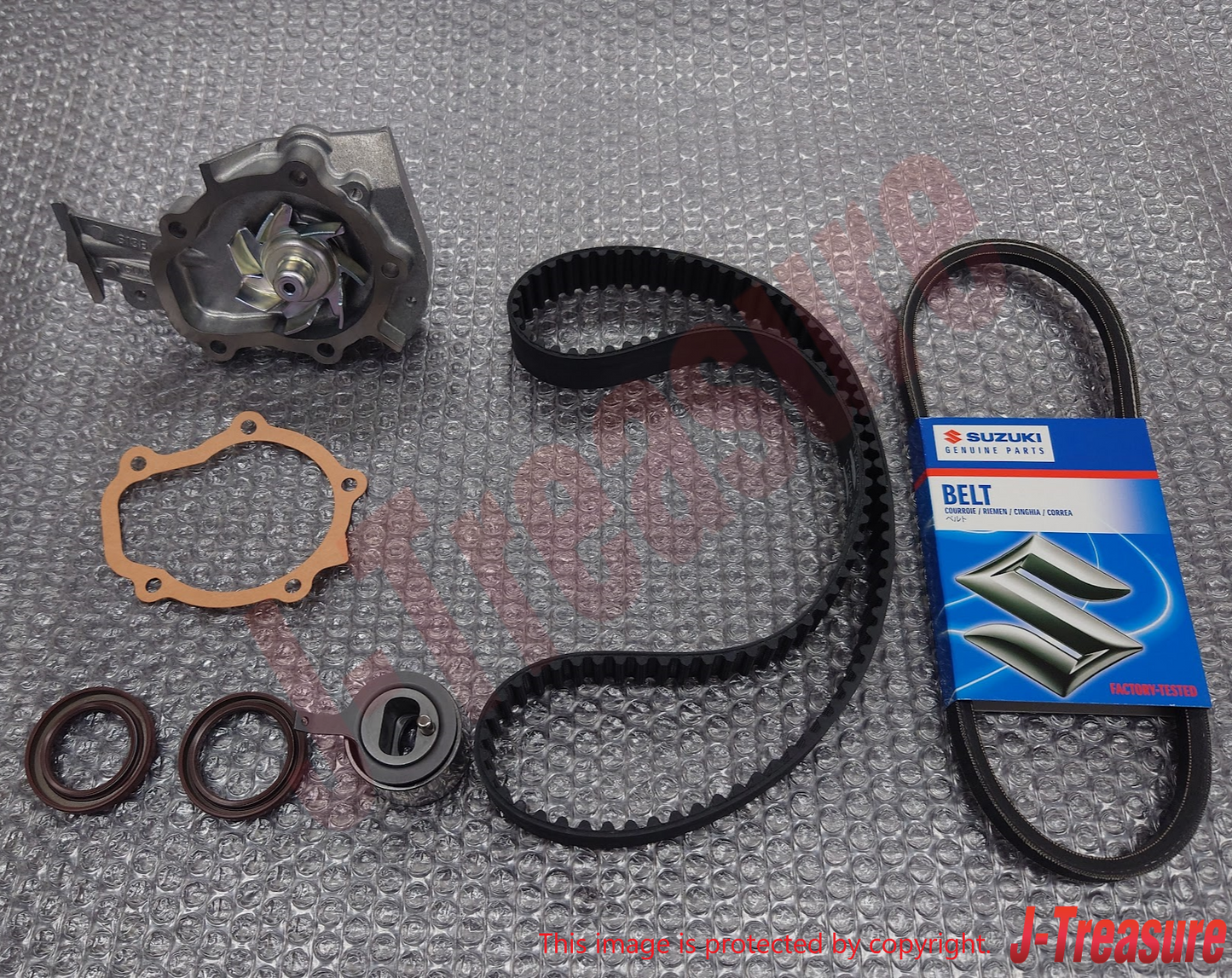 SUZUKI CARRY TRUCK DD51T 92-99 Genuine Timing Belt & Tensioner 6-piece set OEM