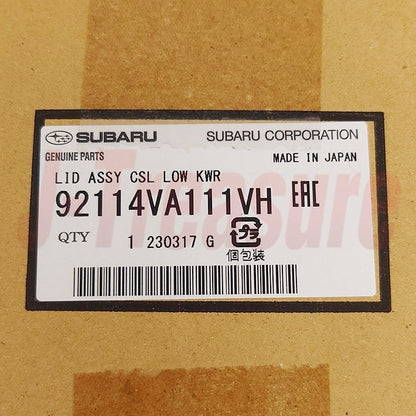 SUBARU WRX STI VA# 2015-2020  Genuine Leather Console Lid Assy 92114VA111VH OEM