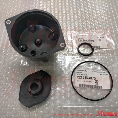 SUBARU SAMBAR KS3 KV3 Genuine Distributor Cap Rotor Head O-ring 4pces Set OEM