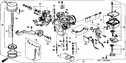 HONDA ACTY TRUCK / ACTY HA HH Genuine Slow Cut Solenoid Valve 16024-PZ3-000 OEM