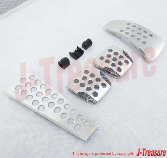 NISSAN SKYLINE GT-R R34 Genuine Aluminum Pedal & Bush & Footrest Set OEM