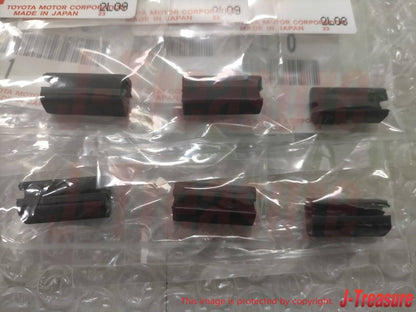 TOYOTA LEVIN TRUENO AE86 2D/3D Genuine Rear Quarter Glass Molding Spacer x6 Set