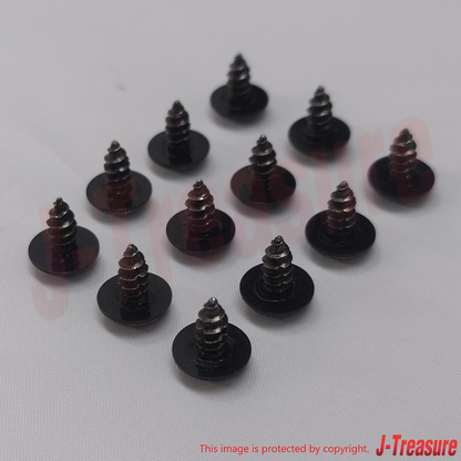 HONDA ACURA Genuine Door Sash Garnish Tapping Screw 90142-S04-000 Set of 12 OEM
