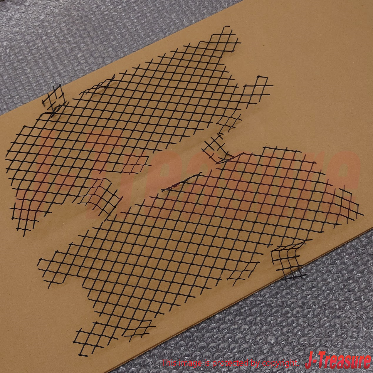 MITSUBISHI LANCER Evo 9 CT9A Genuine Front Bumper Mesh Net RH & LH Set OEM