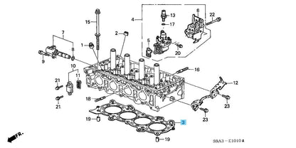HONDA CR-V RD6 RD7 2002-2006 Genuine Cylinder Head Gasket Comp 12251-PPA-004 OEM