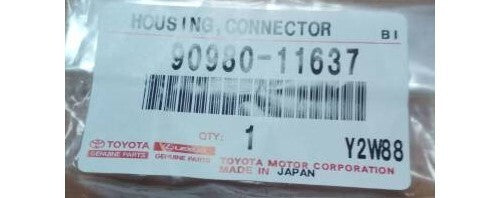 TOYOTA Genuine Connector Housing 90980-11637 & 90980-11638 Set OEM