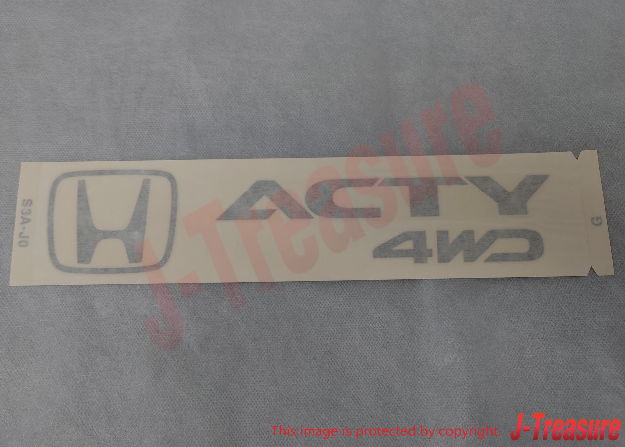 HONDA ACTY TRUCK HA6 HA7 Genuine Rear Sticker 75723-S3A-J00ZC OEM
