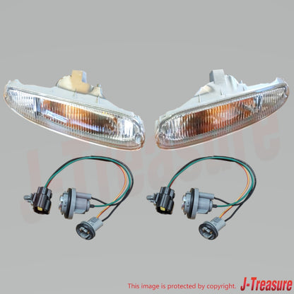 MAZDA MX-5 NA EUR GEN Genuine Fr/Comb Lamp Lens & Body & Socket(x2) RH & LH Set