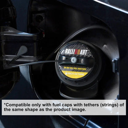 MITSUBISHI Genuine Fuel Cap Garnish "RALLIART" For High Octane Vehicles OEM