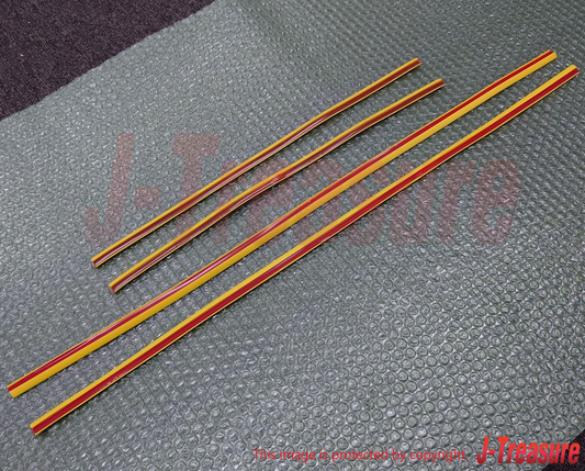 MITSUBISHI LANCER EVO5 6 CP9A Genuine Yellow Pad MR789679 MR789680 4pcs Set OEM