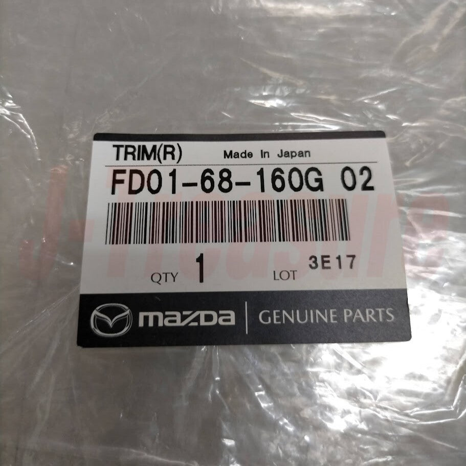 MAZDA RX-7 FD3S Genuine A-Pillar Interior Windscreen Trim Black RH & LH Set OEM