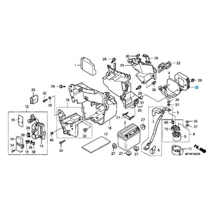 HONDA SHADOW VLX DELUXE VT600CD 93-07 Genuine Regulate Rectifier 31600-MY0-771