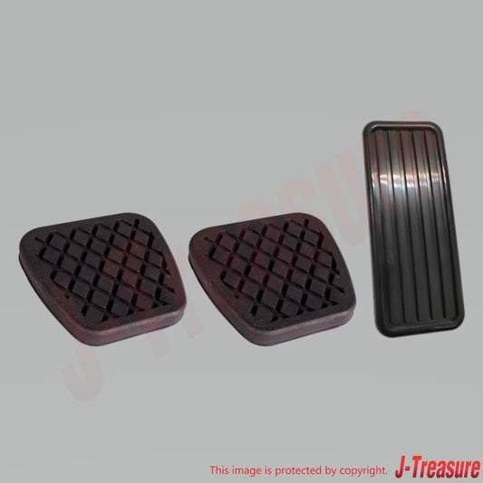 HONDA CIVIC WAGON EF# '84-91 Genuine Accelerator & Brake & Clutch Pedal Pad Set