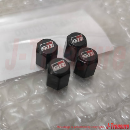TOYOTA Genuine GAZOO RACING GR SPORT Tire Air Valve Cap 4pcs Set 08457-00090 OEM