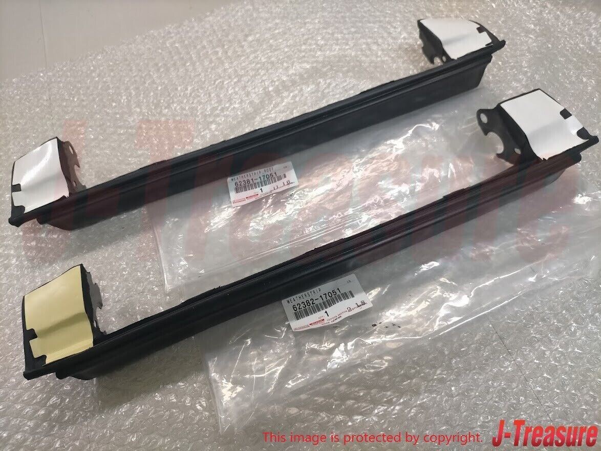 TOYOTA MR2 SW20 Genuine Roof Side Rail Weather Strip Right & Left Set OEM Parts