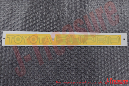 TOYOTA SUPRA A70 1988-1993 Genuine Back Door Name Plate Emblem 75441-14200 OEM