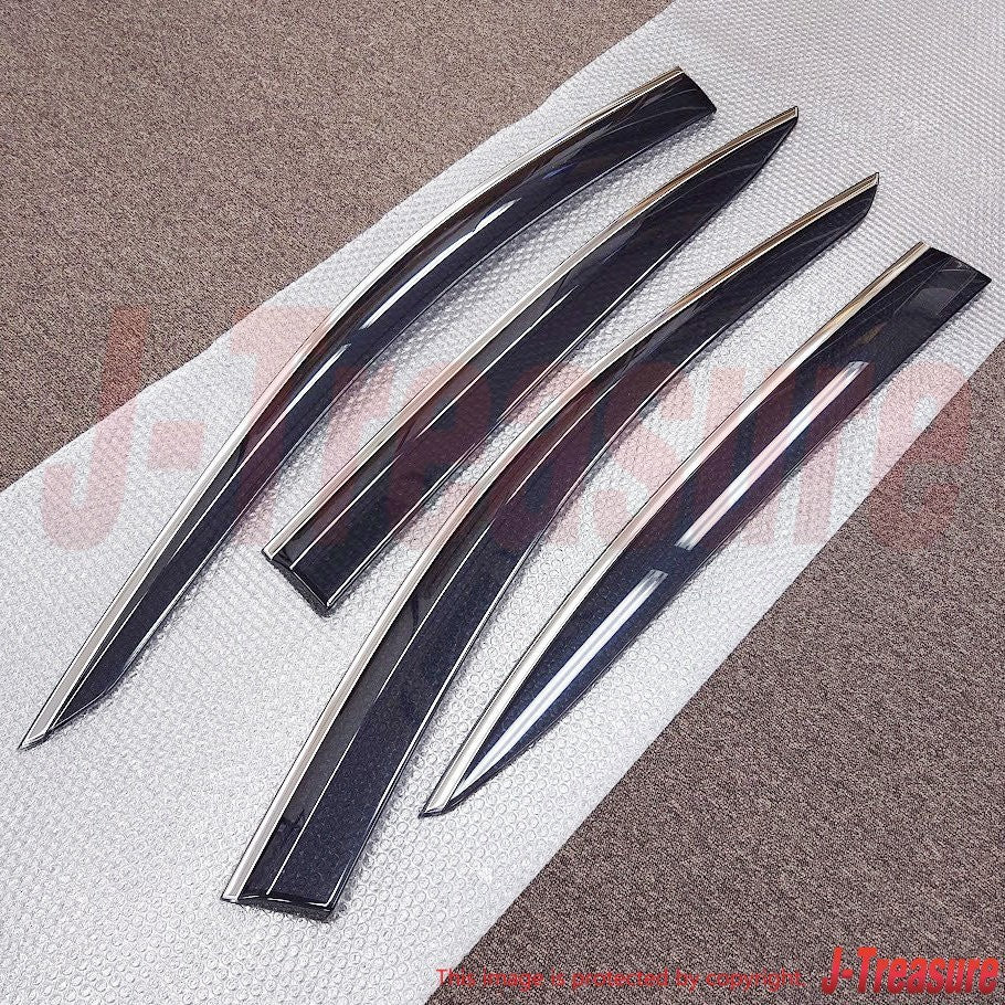 HONDA LEGEND ACURA RLX KC2 Genuine Door Visor RH & LH Front & Rear 4pcs Set OEM