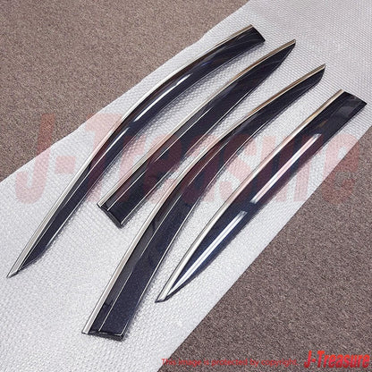 HONDA LEGEND ACURA RLX KC2 Genuine Door Visor RH & LH Front & Rear 4pcs Set OEM