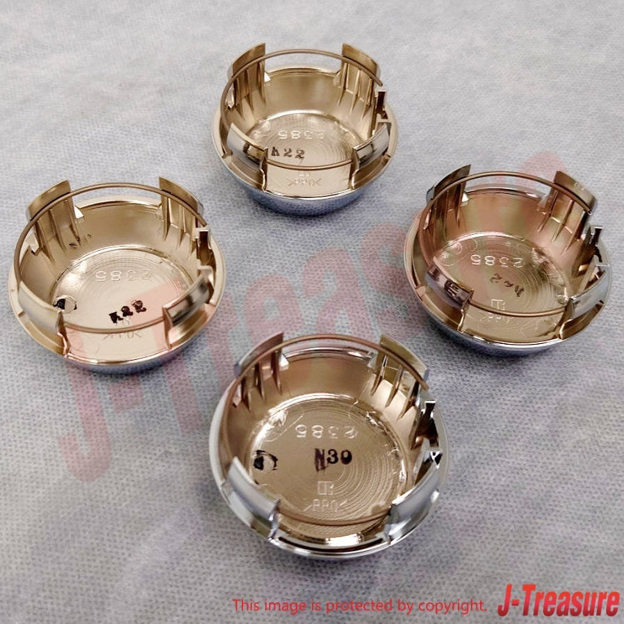 TOYOTA MR2 Spyder MR-S ZZW30 Genuine MIDSHIP RUNABOUT Wheel Center Cap Blue x4