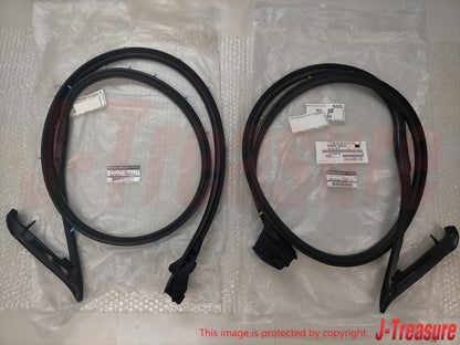 NISSAN 240SX SILVIA S13 89-94 Genuine Door Weatherstrip Seal Right Left Set OEM