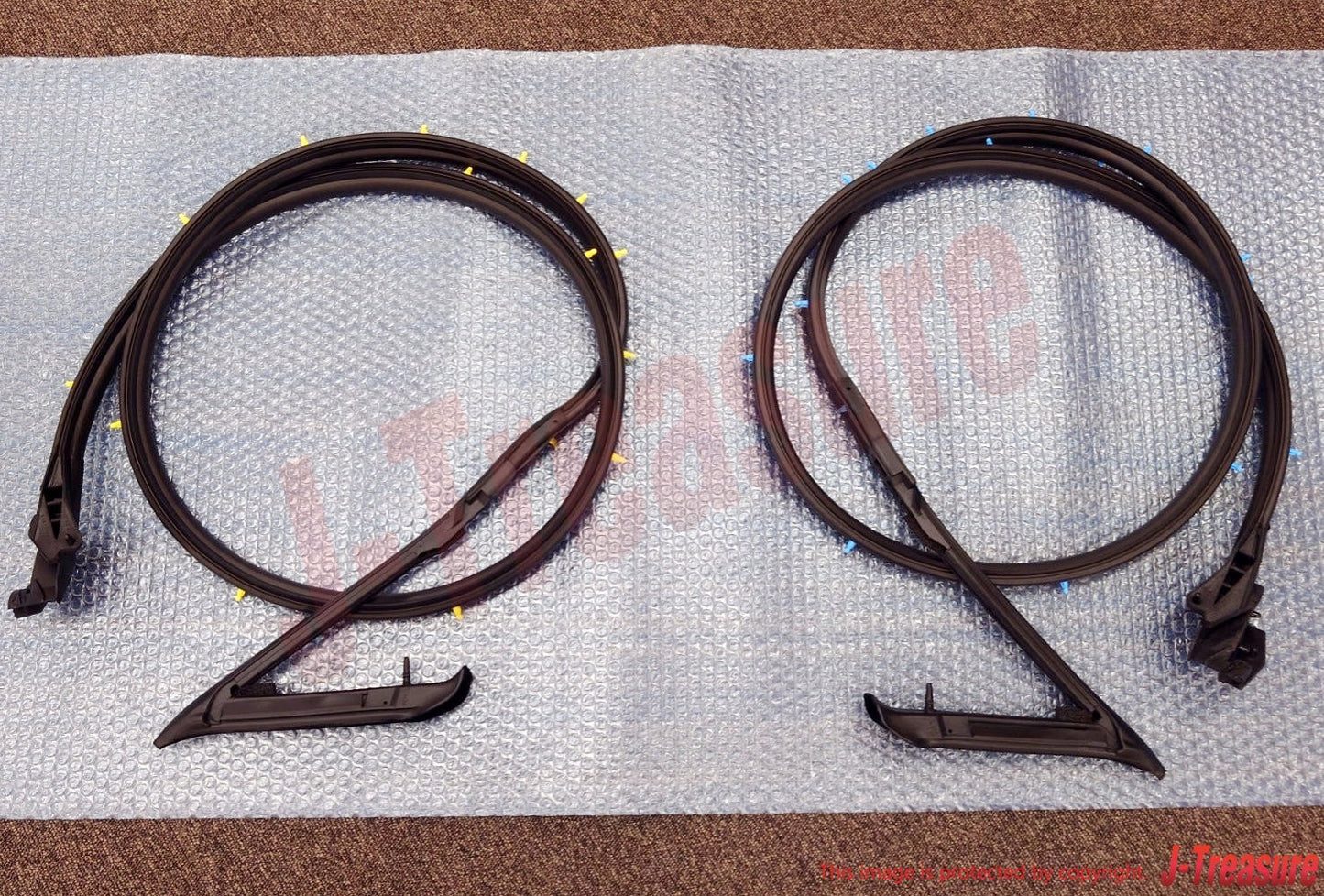 NISSAN 240SX SILVIA S13 89-94 Genuine Door Weatherstrip Seal Right Left Set OEM