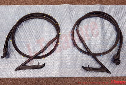 NISSAN 240SX SILVIA S13 89-94 Genuine Door Weatherstrip Seal Right Left Set OEM
