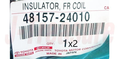 TOYOTA SUPRA JZA80 1993-1998 Genuine Front Coil Spring Insulator RH & LH Set OEM