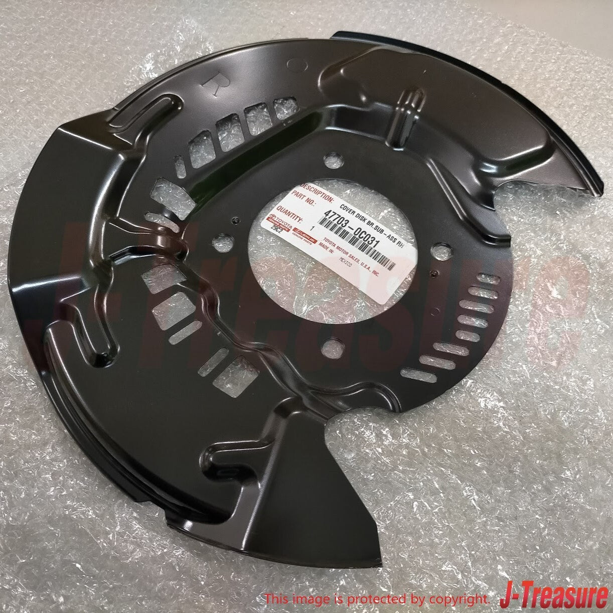 TOYOTA SEQUOIA 08-22 TUNDRA 07-21 Genuine Cover Disc Brake Dust Front Set OEM