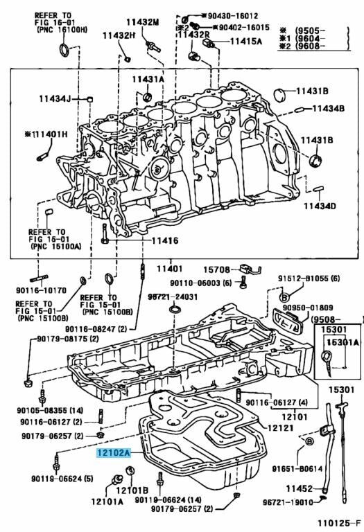 TOYOTA SUPRA JZA80 1993-1998 Genuine Oil Pan Sub-Assy No.2 12102-46031 OEM