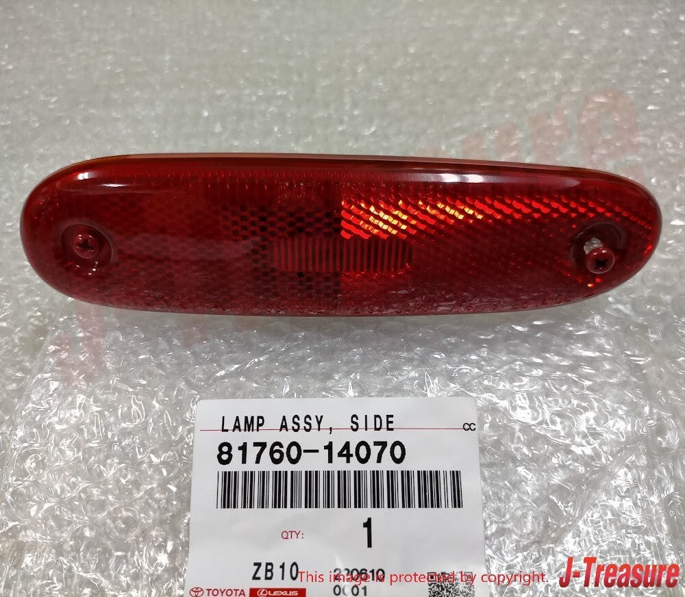 TOYOTA SUPRA JZA80 MK4 97-98 Genuine Rear Bumper Red Side Marker Lens Set OEM