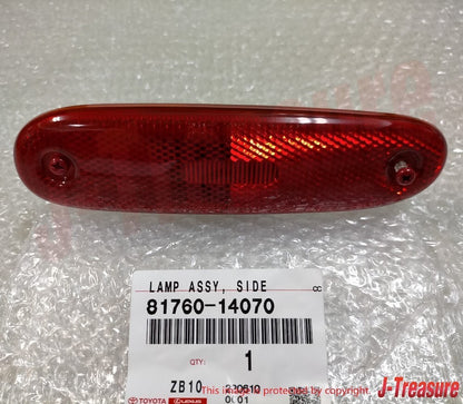 TOYOTA SUPRA JZA80 MK4 97-98 Genuine Rear Bumper Red Side Marker Lens Set OEM