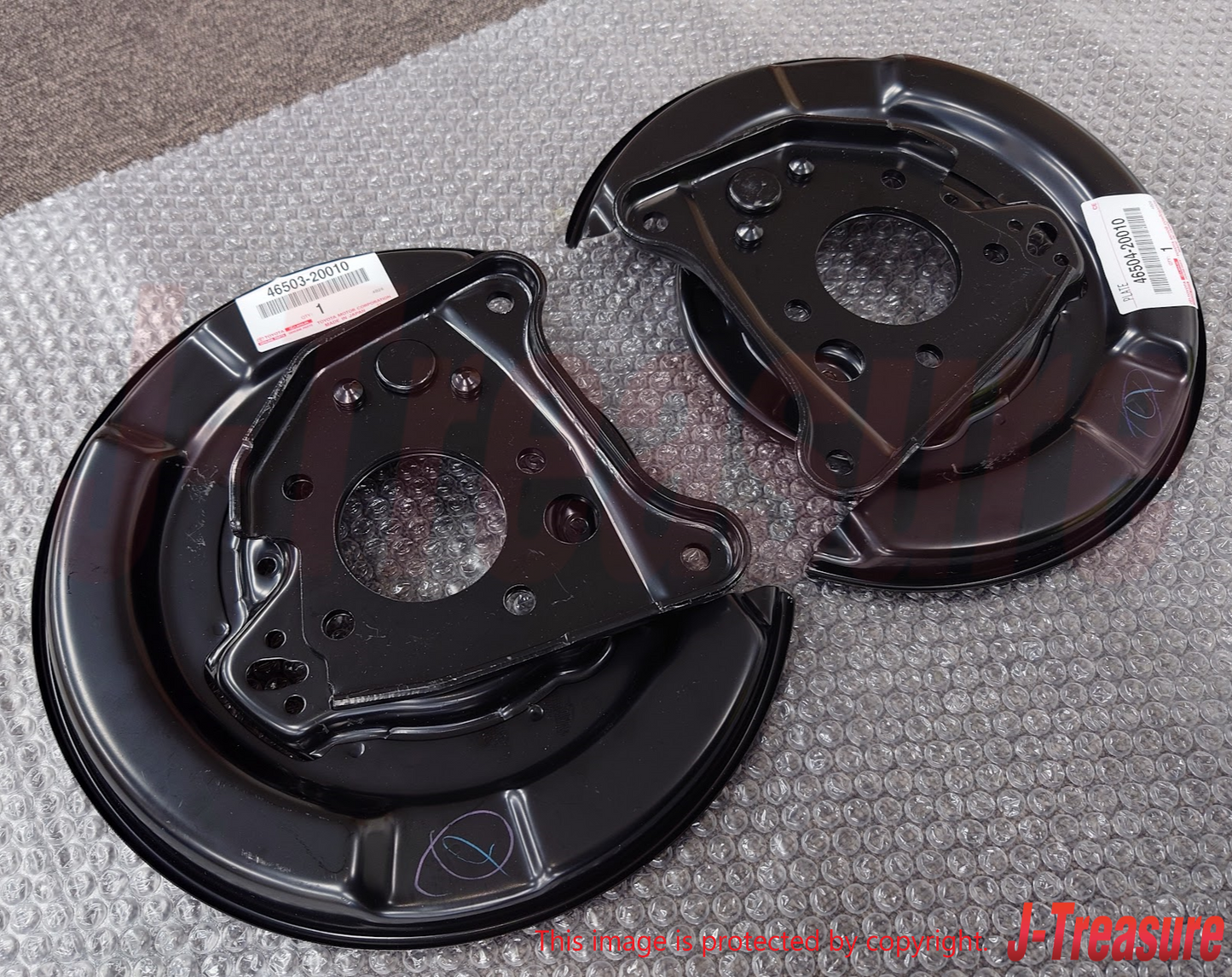 TOYOTA CAMRY MCV10 1988-2001 Genuine Rear Parking Brake Plate RH & LH Set OEM