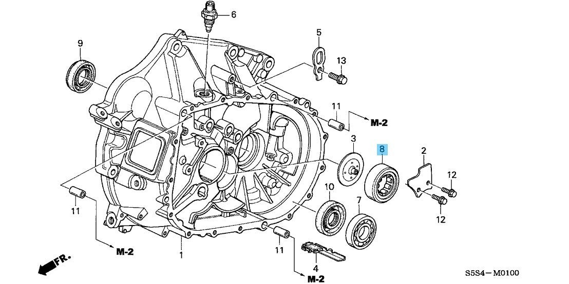 HONDA CIVIC EU 2002-2008 Genuine Needle Bearing 35x68x20 91003-PPP-004 OEM