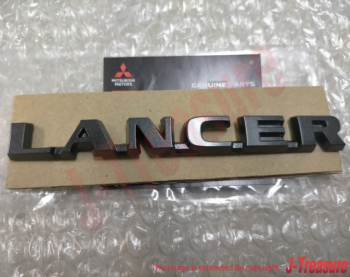 MITSUBISHI LANCER EVOLUTION 8 EVO8 CT9A Genuine "LANCER" Trunk Lid Emblem OEM