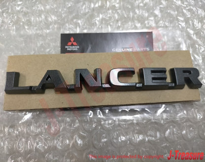 MITSUBISHI LANCER EVOLUTION 8 EVO8 CT9A Genuine "LANCER" Trunk Lid Emblem OEM