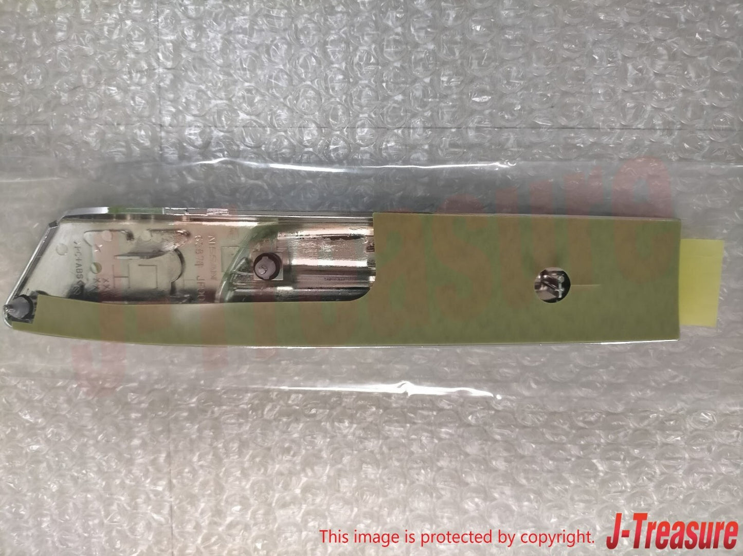 NISSAN GT-R R35 Genuine Front Side Fender Pure Emblem Silver Right Left Pair OEM