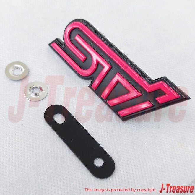 SUBARU IMPREZA WRX STI GDB 02-07 Genuine Front Grill Emblem Badge & Bracket OEM
