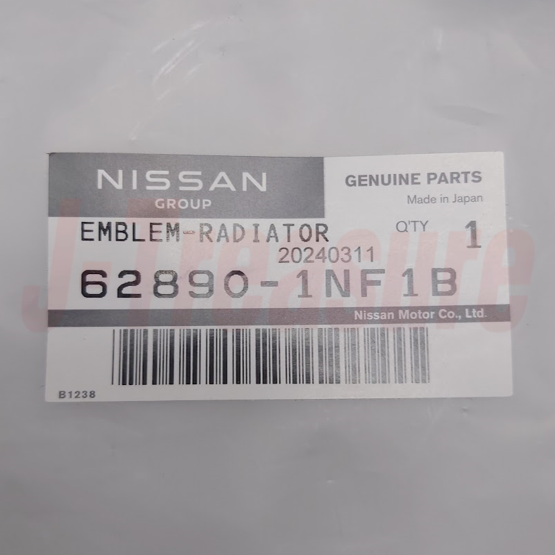 NISSAN SKYLINE V36 Infiniti G37 Q40 Genuine Front Grill Emblem 62890-1NF1B OEM