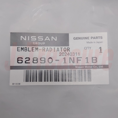 NISSAN SKYLINE V36 Infiniti G37 Q40 Genuine Front Grill Emblem 62890-1NF1B OEM