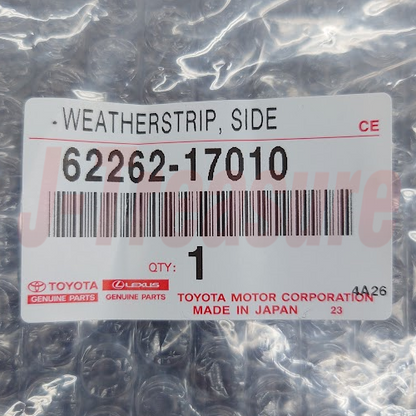 TOYOTA MR2 Spyder ZZW30 00-02 Genuine Side Window Weatherstrip LH 62262-17010