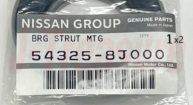 NISSAN MURANO Z50 03-07 Genuine Fr/Suspension Strut Mounting Bearing x2 set OEM