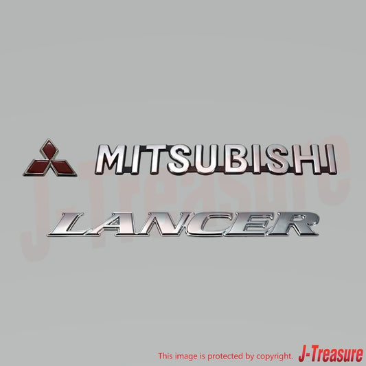 MITSUBISHI LANCER EVO 5 CP9A Genuine Rear Emblem 3 Piece Set OEM