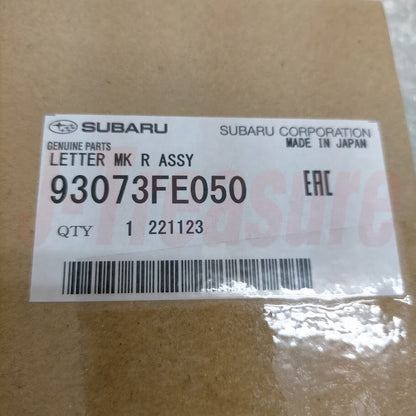 SUBARU IMPREZA WRX GD 02-03 Genuine Rear IMPREZA WRX Emblem Left 93073FE050 OEM