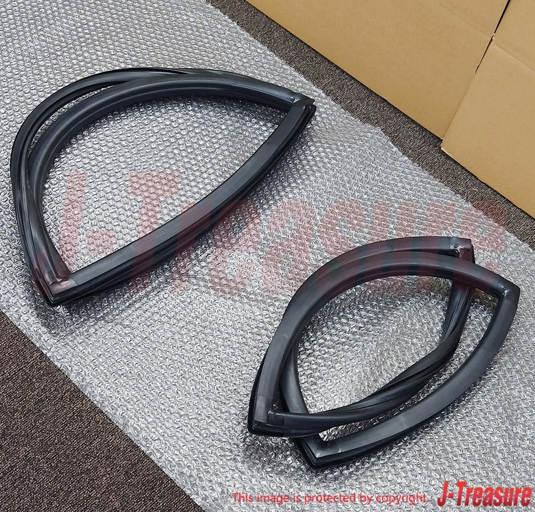 TOYOTA LAND CRUISER 70 Genuine Back Door Glass Weatherstrip RH & LH Set OEM