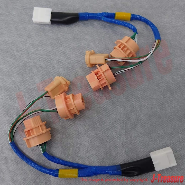 LEXUS LS430 UCF30 01-04 Genuine Rear Combi Lamp Socket & Wire 81555-50100 x2 Set