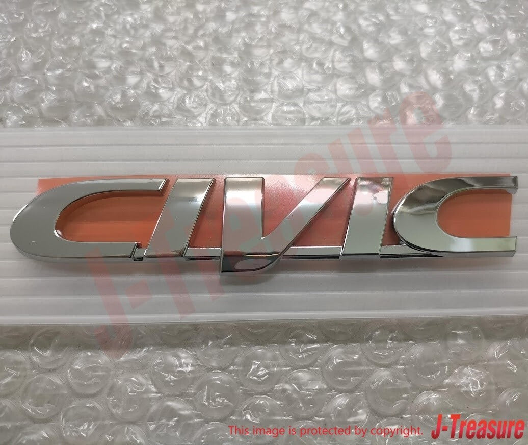 HONDA CIVIC TYPE-R EK9 EK4 3D 4D 96-00 Genuine Rear "CIVIC" Emblem Badge OEM