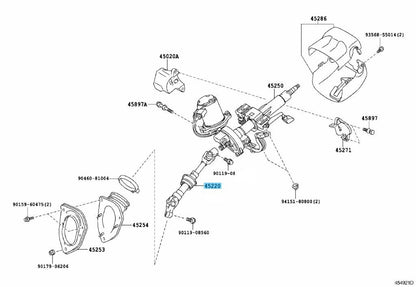 TOYOTA HIGHLANDER 08-13 Genuine Steering Intermediate Shaft Assy 45220-48171 OEM