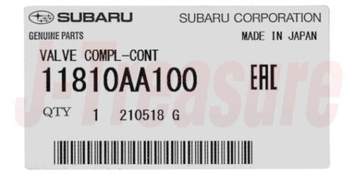 SUBARU FORESTER SH5 SH9 2008-2010 Genuine PCV Control Valve 11810AA100 OEM